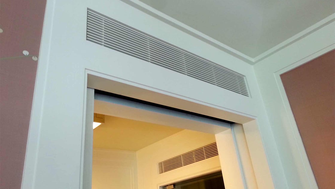 lb-Over-Doorway Linear Grille Over Doorwar