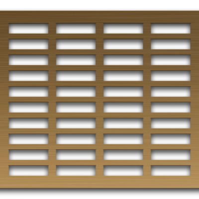 AAG704 Perforated Metal Grilles in Bronze & Brass