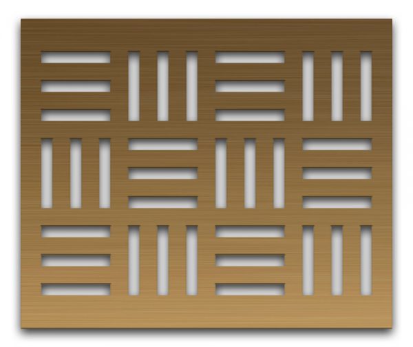AAG715 Perforated Metal Grilles in Bronze & Brass