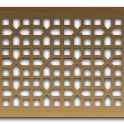 AAG731 Perforated Metal Grilles in Bronze & Brass
